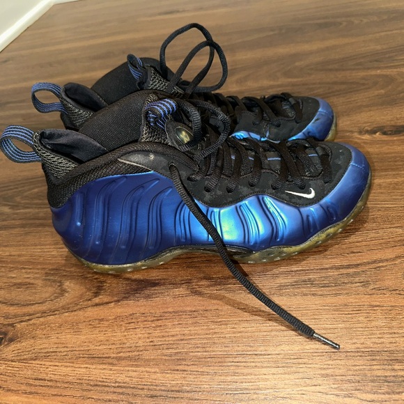 Nike Penny Foamposite Pro Blue Black Sneakers - Picture 1 of 5